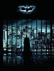 Umjetnički plakat The Dark Knight Trilogy - Night City, (26.7 x 40 cm)