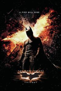 Umjetnički plakat The Dark Knight Trilogy - A Fire Will Rise, (26.7 x 40 cm)
