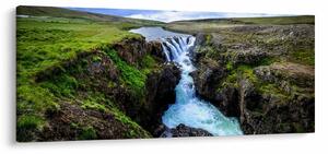 Slika slapa između stijena (120x50 cm)