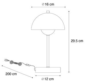 Retro stolna lampa tamna bronca - Magnax Mini