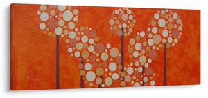 Slika - Narančasta šuma (120x50 cm)