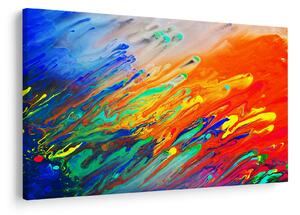 Slika - Apstrakcija u boji (90x60 cm)