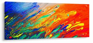 Slika - Apstrakcija u boji (120x50 cm)