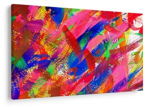 Slika - Apstrakcija u boji (90x60 cm)