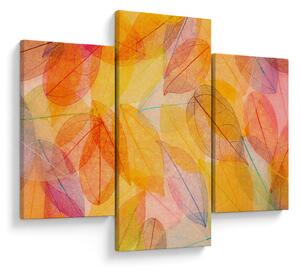 Slika - Pozadina sa jesenskim lišćem (90x60 cm)