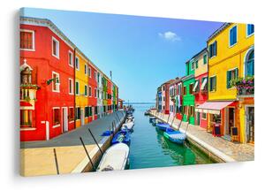 Slika - Otok Burano, Venecija, Italija (90x60 cm)