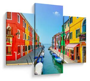 Slika - Otok Burano, Venecija, Italija (90x60 cm)
