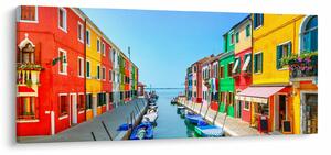 Slika - Otok Burano, Venecija, Italija (120x50 cm)