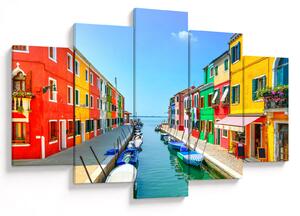 Slika - Otok Burano, Venecija, Italija (150x105 cm)