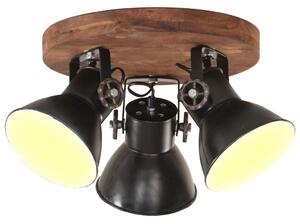 VidaXL Industrijska stropna svjetiljka 25 W crna 42 x 27 cm E27