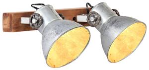 VidaXL Industrijska zidna svjetiljka srebrna 45 x 25 cm E27