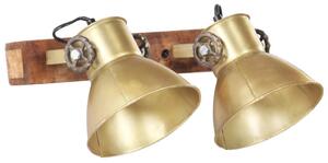 VidaXL Industrijska zidna svjetiljka mjedena 45 x 25 cm E27