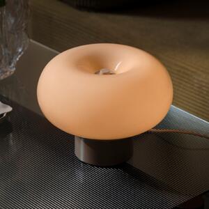 Nordlux Malti stolićna lampa, staklo, bež, Ø 27,5 cm, E27, Bež, Dnevni boravak/blagovaonica, Staklo