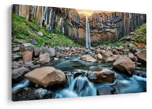 Slika - Slap Svartifoss, Island (90x60 cm)