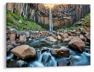 Slika - Slap Svartifoss, Island (70x50 cm)