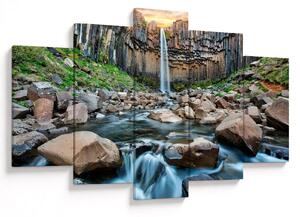 Slika - Slap Svartifoss, Island (150x105 cm)