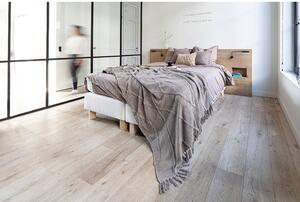 Svijetlosmeđi pamučni prekrivač za bračni krevet 250x260 cm Sahara - Tiseco Home Studio