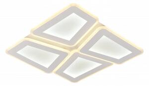 LED stropna svjetiljka 128W bijelo/sivo tijelo CCT + daljinski upravljač