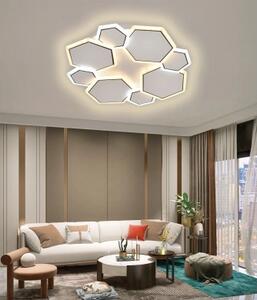 LED stropna svjetiljka 68W bijelo/sivo tijelo CCT + daljinski upravljač