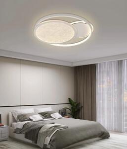 LED stropna svjetiljka 64W bijelo/sivo tijelo CCT + daljinski upravljač