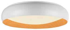 LED stropna svjetiljka 36W bijela/drveno tijelo CCT