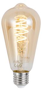 Pametna E27 prigušiva LED žarulja ST64 Amber 4,9W 320 lm 2500K Zigbee