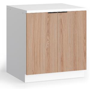 Blumfeldt WoodVista donji ormarić za sudoper, Robustan, Soft-Close ovjes, Aluminijske ručke