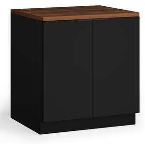 Blumfeldt WoodVista donji ormarić za sudoper, Robustan, Soft-Close ovjes, Aluminijske ručke