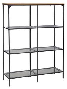 Metalna polica LEX A 100x36x136 cm crna