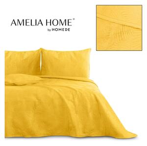 Oker žuti pokrivač za bračni krevet 240x260 cm Palsha - AmeliaHome