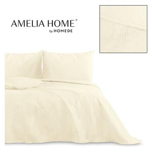 Krem prekrivač za bračni krevet 240x260 cm Palsha - AmeliaHome