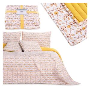 Žuti pokrivač za bračni krevet 200x220 cm Folky - AmeliaHome
