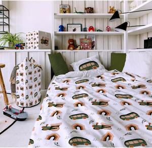 Dječja posteljina od pamučnog satena 200x135 cm Little House - Butter Kings
