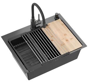 Čelični sudoper LUKE 110 WORKSTATION Black