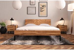 Bračni krevet od hrastovog drveta 160x200 cm Abies 2 - The Beds