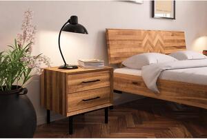 Bračni krevet od hrastovog drveta 160x200 cm Abies 2 - The Beds
