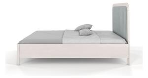 Black Friday - Bijeli bračni krevet od bukovog drveta Skandica Visby Modena 140 x 200 cm
