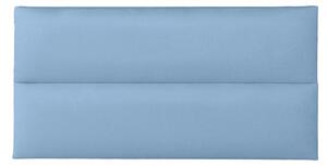 Tapecirana zidna ploča FRAME KRONOS 15x60 cm Boja: Svijetlo plava