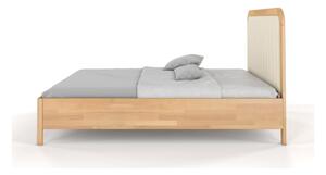 Black Friday - Svijetli prirodni bračni krevet od bukve Skandica Visby Modena, 200 x 200 cm