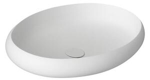 Bijeli ovalni umivaonik Sapho Thin, 60 x 40 cm