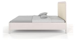 Black Friday - Bijeli bračni krevet od bukovog drveta Skandica Visby Modena, 200 x 200 cm