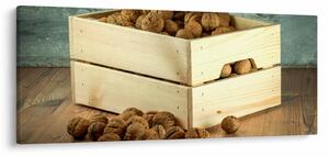 Slika - Jesenska mrtva priroda s orasima (120x50 cm)