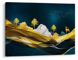 Slika - Jelen u prirodi (70x50 cm)