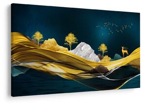 Slika - Jelen u prirodi (90x60 cm)