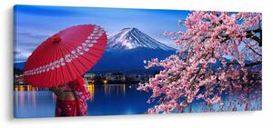 Slika - Pogled na vrh, Japan (120x50 cm)