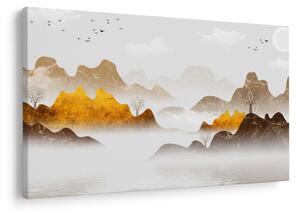 Slika - Planine u magli (90x60 cm)
