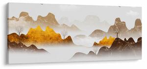 Slika - Planine u magli (120x50 cm)