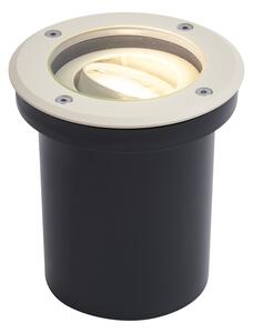 Moderna podna svjetiljka bež GU10 50mm podesiva IP65 - Delux