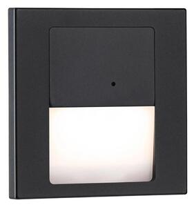 Paulmann 80004 - LED/1W Stubišna svjetiljka sa senzorom TSARO 230V Lead/crna