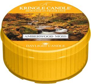 Kringle Candle Amberwood Moss čajna svijeća 42 g